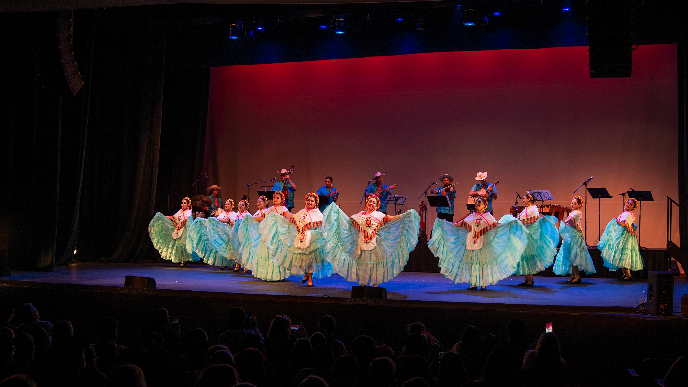 The finale of a dance number from the Huasteca Region of Mexico